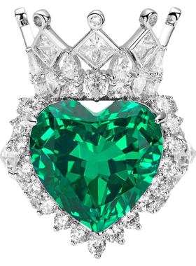 粉色戒指摩邦珠宝锆石