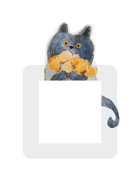 KOLYMAX创意猫咪开关贴三件包邮