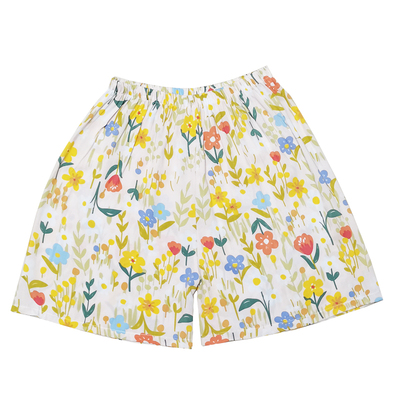 宽松人造棉短裤清凉棉绸五分裤