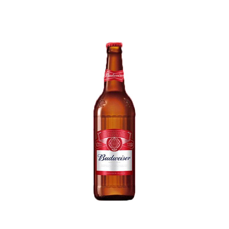 百威经典啤酒500ml*6瓶玻璃瓶