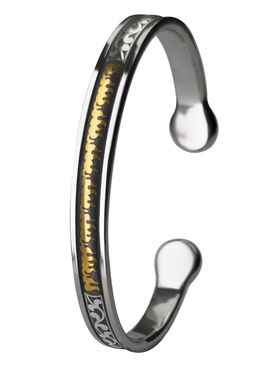 巴赫工作室古法铁翦金尸坨林手镯