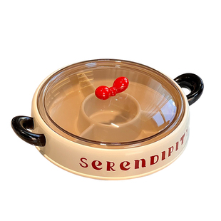 尊慕斯干果盘客厅家用坚果零食摆放盘大容量多层分格干果盆收纳盒