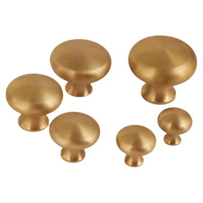 万力黄铜单孔柜门新中式铜拉手