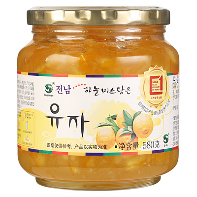 全南蜂蜜柚子饮品韩国进口果酱