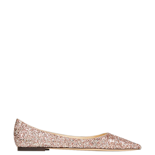 [新年礼物][经典款]JIMMY CHOO/LOVE FLAT女浅口平底鞋单鞋婚鞋JC