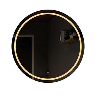 圆形镜子挂墙智能浴室镜卫生间带灯led触摸屏感应防雾发光壁挂镜