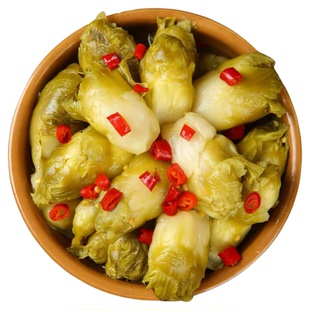 四川特产泡菜儿菜腌制下饭菜大头菜爽口开味脆嫩小菜芥菜咸菜瓶装