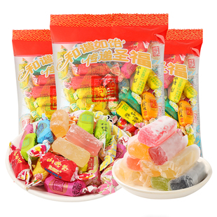 圣福记高粱饴软糖正品拉丝糖怡山东特产老式休闲喜糖新年糖果年货