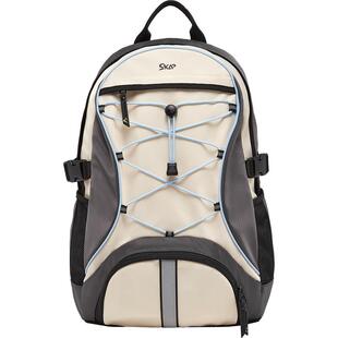 SKAP圣伽步女包2026春季新款运动休闲大容量拉链登山女士双肩包