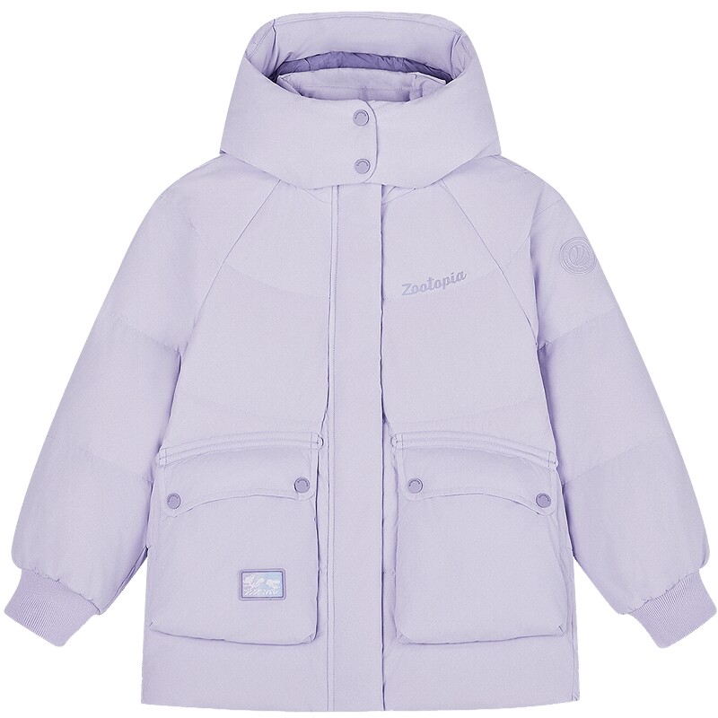 【疯狂动物城】波司登儿童羽绒服女童冬时尚短款可爱风外套