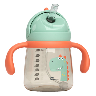 伊斯卡尔学饮杯婴儿6个月以上宝宝喝水杯子儿童直饮吸管杯喝奶1岁