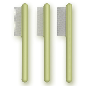 FLNNPUL狗狗梳子去浮毛猫咪专用开结梳毛宠物密齿长短齿排梳神器