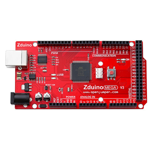 Zduino MEGA2560 R3开发板 单片机控制器 送USB线 适用于Arduino