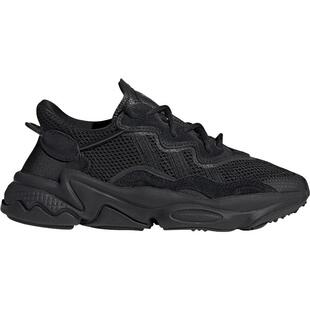 Adidas阿迪达斯三叶草OZWEEGO女子黑色低帮织物透气休闲鞋EE7775