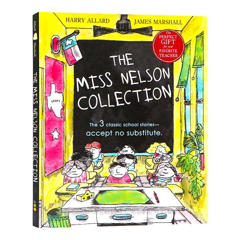 英文原版 The Miss Nelson Collection 尼尔森3个故事合集 汪培珽第五阶段 精装 趣味幽默英语启蒙读物 英文版 进口英语原版书籍