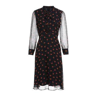 乔万尼高级精致感秋装新款连衣裙商场同款雪纺收腰中长裙EI3E122