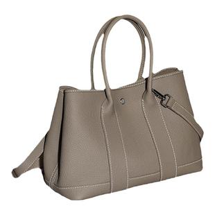 蠢小鱼H家花园包togo纹头层牛皮女手提斜挎包diy手工包自制材料包