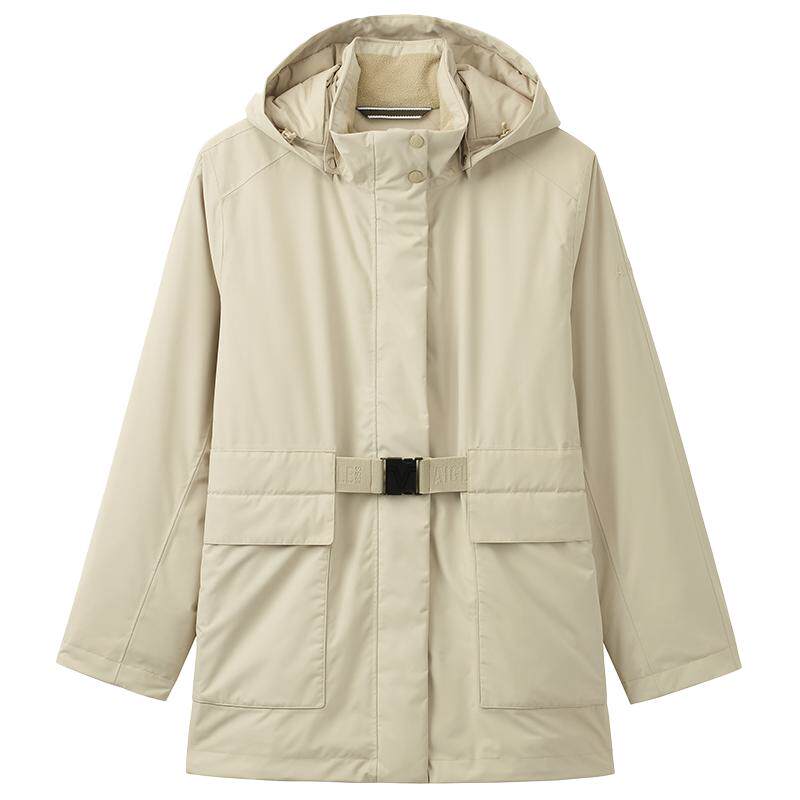 AIGLE艾高防风防雨棉服女士