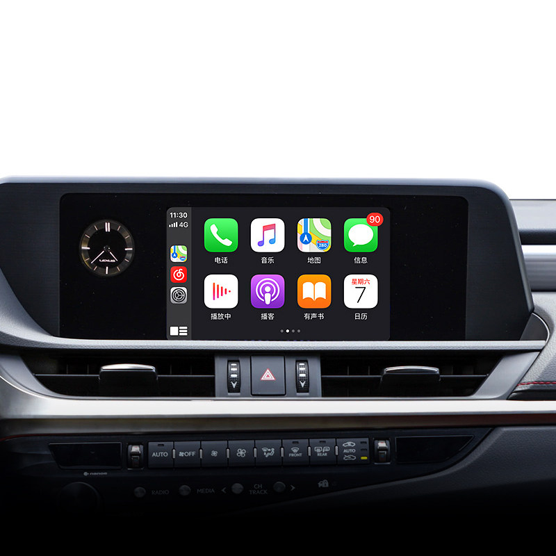 适用雷克萨斯ES RX NX IS GS UX CT LX570无线carplay模块Hicar
