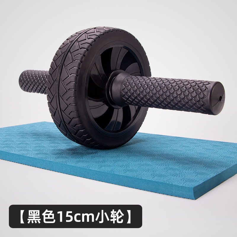 单轮轴承健腹轮橡胶静音腹肌轮男健身器材家用减肥收腹瘦肚子滚轮