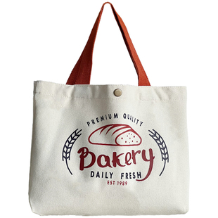 原创设计卡通手提包学生帆布手拎收纳帆布包