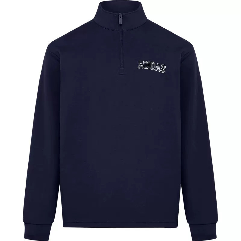 Adidas阿迪达斯半拉链卫衣男复古宽松上衣篮球休闲运动服LD8833