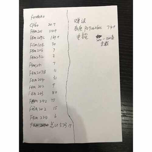 【请询价】福克斯波罗FOXOROFM模块FM201207