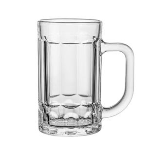 玻璃杯家用耐热茶杯套装水杯啤酒杯扎啤杯子大容量泡茶杯加厚带把