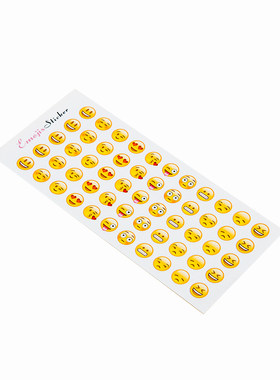 可爱emoji苹果表情包手账贴纸