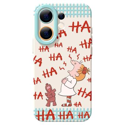 适用vivos30手机壳女款s19pro保护套vivo s16e全包18防摔s15/s12高级s18硅胶软s17外壳哈哈s9好看女孩新款s20