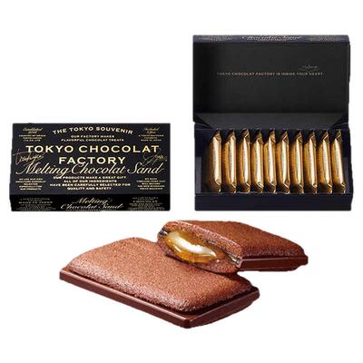 现货日本TOKYO CHOCOLAT FACTORY果酱巧克力夹心曲奇饼干礼盒