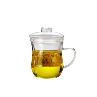 玻璃泡茶杯茶水分离窈窕淑女杯过滤杯三件套杯办公家用花茶杯中式