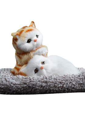 中控台饰品狗狗猫咪毛绒公仔