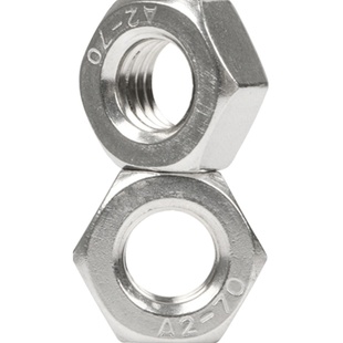 304不锈钢螺母316六角螺帽201螺丝帽国标M3M4M5M6M8M10M12M14-M64