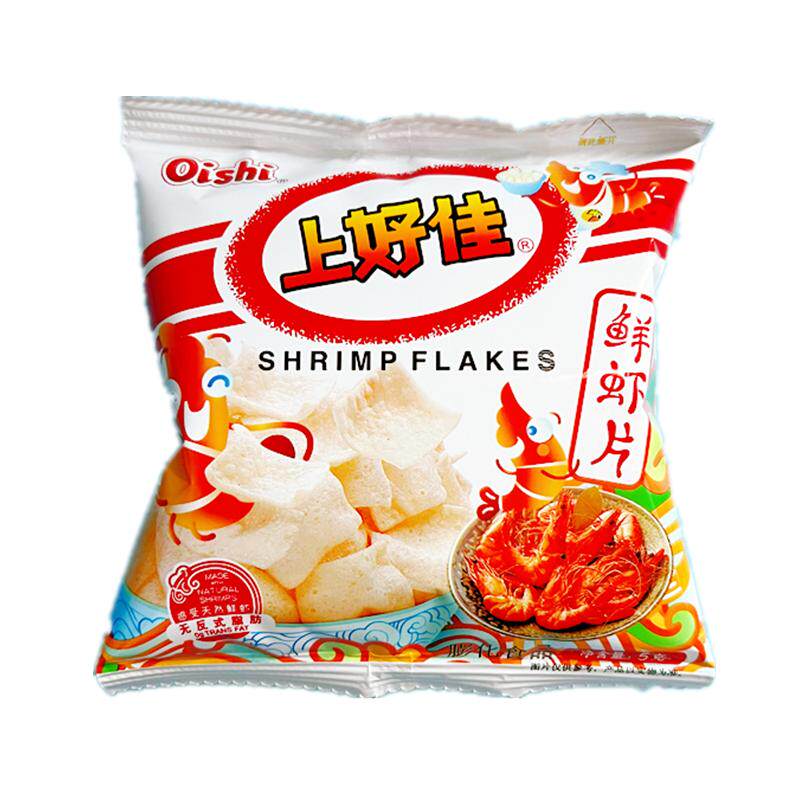 上好佳鲜虾片洋葱圈迷你包办公室大礼包学生儿童节日薯片怀旧零食