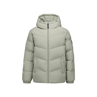 Skechers斯凯奇男士秋冬款梭织短款保暖防污羽绒服外套L425M005