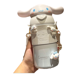 三丽鸥保温杯儿童上学专用女生学生316不锈钢杯子水壶玉桂狗水杯