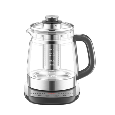 苏泊尔养生壶家用多功能全自动玻璃煮茶器办公室小型烧水壶