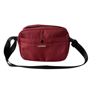 斜挎小号包包男女2026新款潮牌拉链学生日系逛街单肩帆布手机包袋