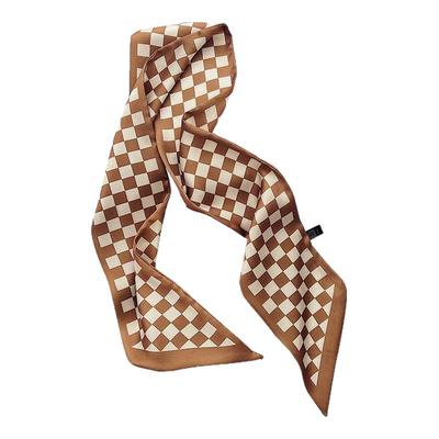 气质显白学生高级感小丝巾百搭女