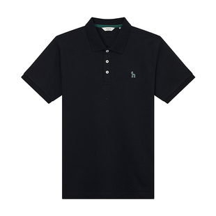 Hazzys哈吉斯正品男装夏季男士简约多彩短袖Polo衫索罗娜T恤衫男