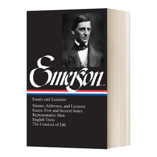 英文原版 Ralph Waldo Emerson Essays and Lectures 爱默生散文集与讲演录 精装 英文版 进口英语原版书籍