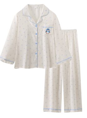 【长袖+长裤】甜美家居服套装女