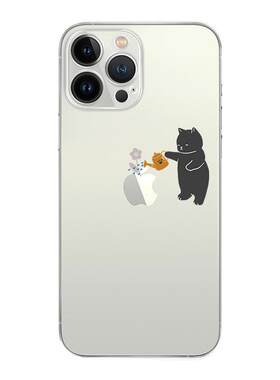 苹果全系列tpu可爱猫咪手机软壳