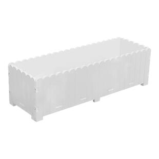 花箱户外庭院种菜花盆塑胶防腐花槽特大长方形围栏定制种植箱ML