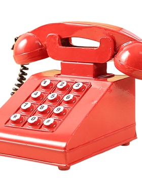 复古老式电话机座机摆件模型道具