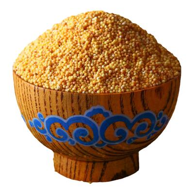 内蒙古特产鄂托克前旗红眼炒米原味散称散装散装人工炒制糜子脆硬