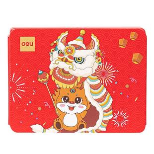 得力对联无痕贴马年春联无痕点胶贴对联专用纳米双面胶新年春节年画场景布置胶带喜字强力胶带不易留痕不伤墙