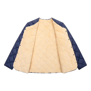 男士冬季棉衣外套爸爸装棉袄中老年加绒加厚大码内胆老人棉服男款