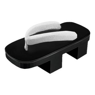 木屐男拖鞋日本凉鞋日式cos中式夏男鞋厚底国风人字拖二齿日常鞋